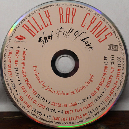 Billy Ray Cyrus : Shot Full Of Love (CD, Album)