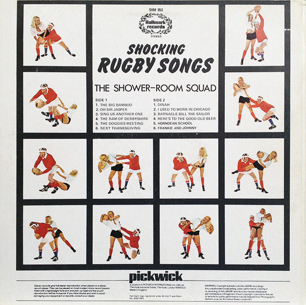 The Shower-Room Squad : Shocking Rugby Songs Vol. 3 (LP, Album)