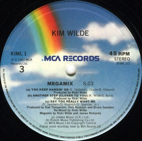 Kim Wilde : Another Step (LP, Album, RE + 12")