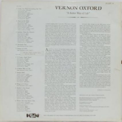 Vernon Oxford : A Better Way Of Life (LP, Album)
