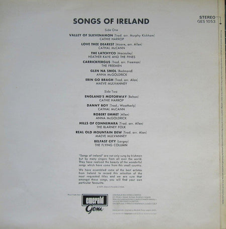 Various : Songs Of Ireland (LP)