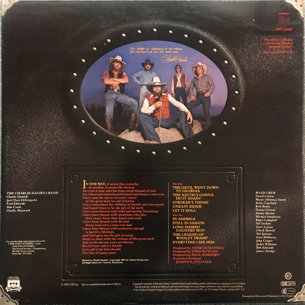 The Charlie Daniels Band : A Decade Of Hits (LP, Comp)