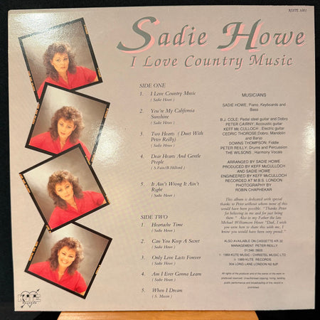 Sadie Howe : I Love Country Music (LP, Album)
