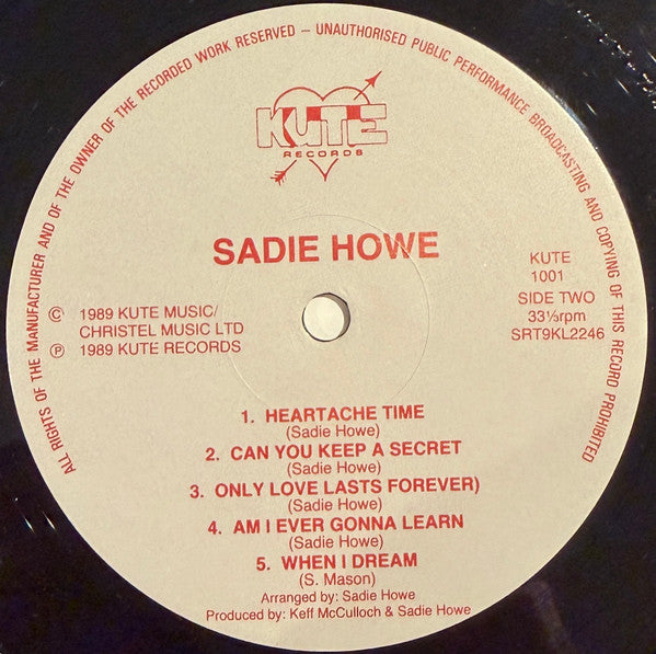 Sadie Howe : I Love Country Music (LP, Album)
