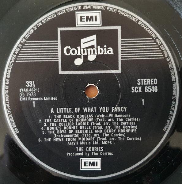 The Corries : A Little Of What You Fancy (LP, Album)