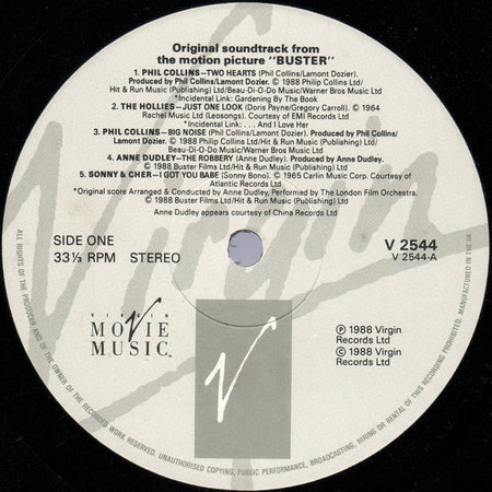Various : Buster - Original Motion Picture Soundtrack (LP, Comp)