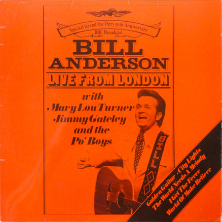 Bill Anderson (2) : Live From London (LP, Album)