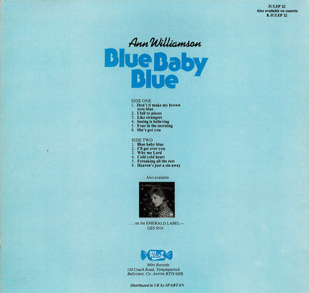 Ann Williamson : Blue Baby Blue (LP, Album)