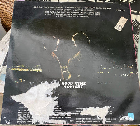 Wesley Parker : Good Time Tonight (LP, Album)