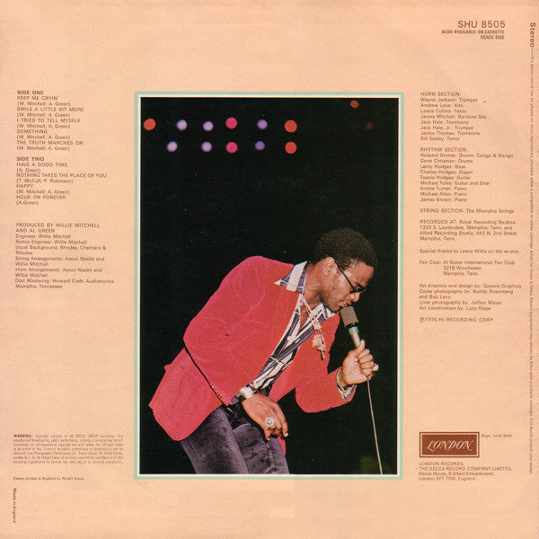Al Green : Have A Good Time (LP, Album)