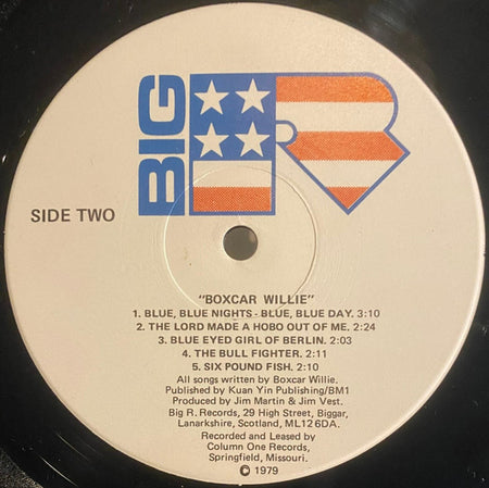 Boxcar Willie : Boxcar Willie (LP, Album)