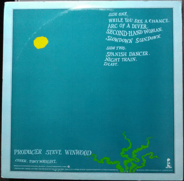 Steve Winwood : Arc Of A Diver (LP, Album, Win)
