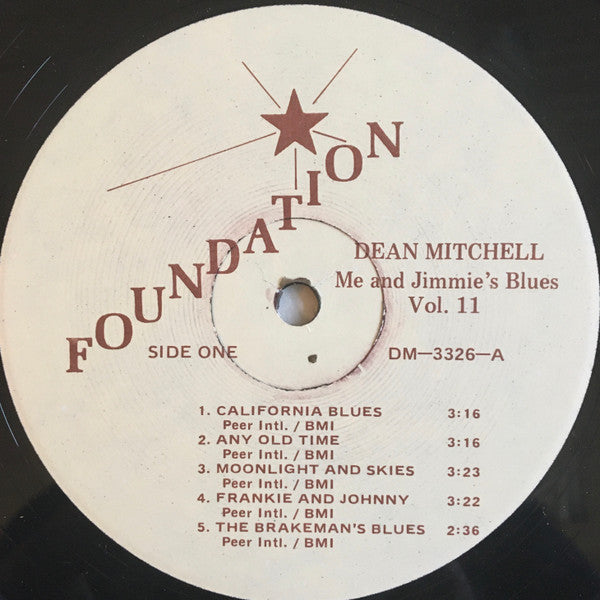 Dean Mitchell : Me And Jimmie's Blues Vol. II (LP, Album)