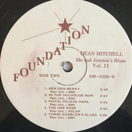Dean Mitchell : Me And Jimmie's Blues Vol. II (LP, Album)