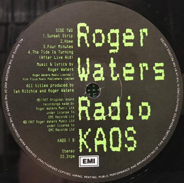 Roger Waters : Radio K.A.O.S. (LP, Album)