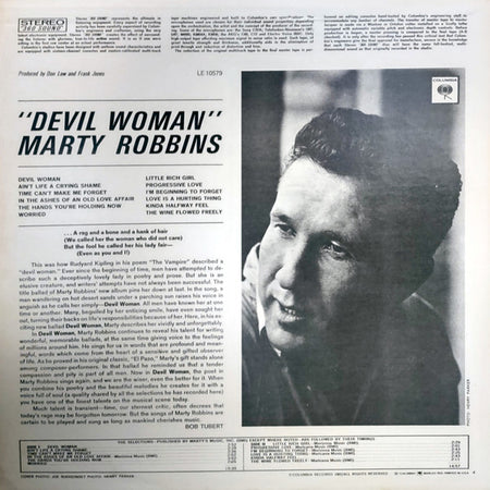 Marty Robbins : Devil Woman (LP, Album, RE)
