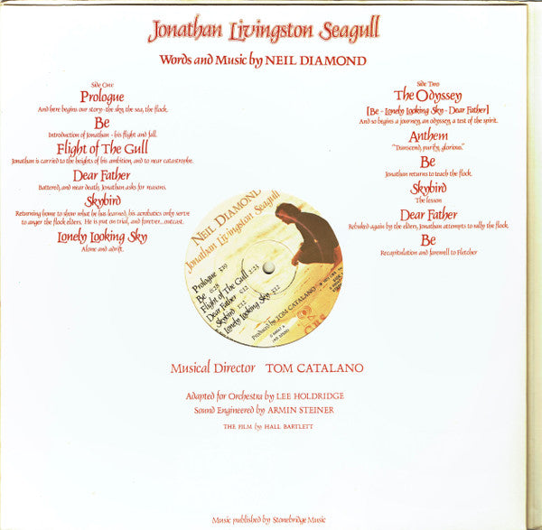 Neil Diamond : Jonathan Livingston Seagull (Original Motion Picture Sound Track) (LP, Album, Gat)