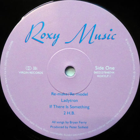 Roxy Music : Roxy Music (LP, Album, RE, RM)