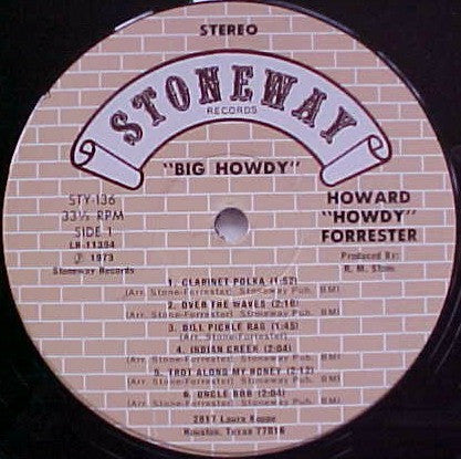 Howard "Howdy" Forrester* : Big Howdy (LP, Album)