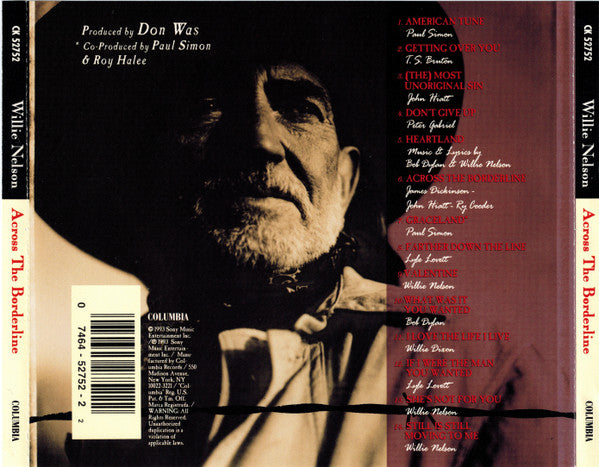 Willie Nelson : Across The Borderline (CD, Album)