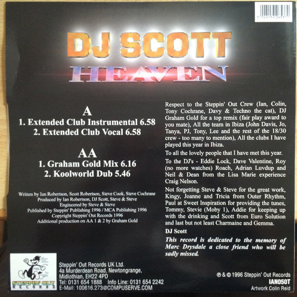 DJ Scott : Heaven (12")