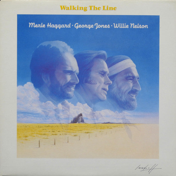 Merle Haggard / George Jones (2) / Willie Nelson : Walking The Line (LP, Comp)