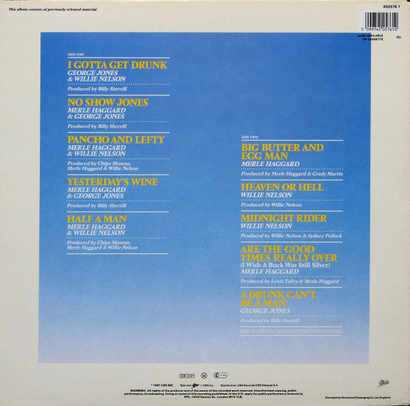 Merle Haggard / George Jones (2) / Willie Nelson : Walking The Line (LP, Comp)