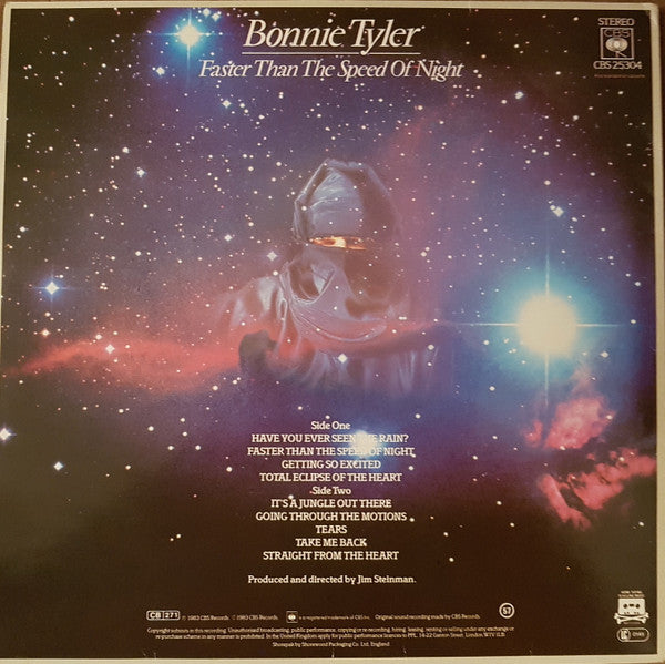 Bonnie Tyler : Faster Than The Speed Of Night (LP, Album)