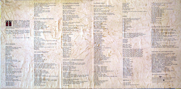 Frank Zappa And The Mothers : One Size Fits All (LP, Album)