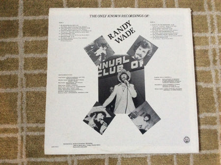 Randy Wade : The Only Known Recordings Of (LP)