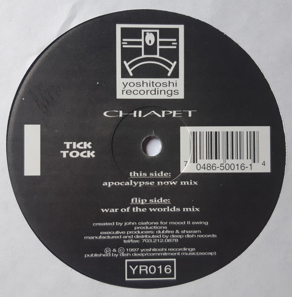 Chiapet : Tick Tock (12")