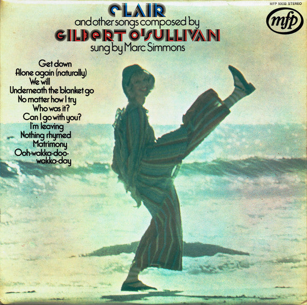 Marc Simmons : Clair And Other Songs Composed By Gilbert O'Sullivan (LP, Album, Eng)