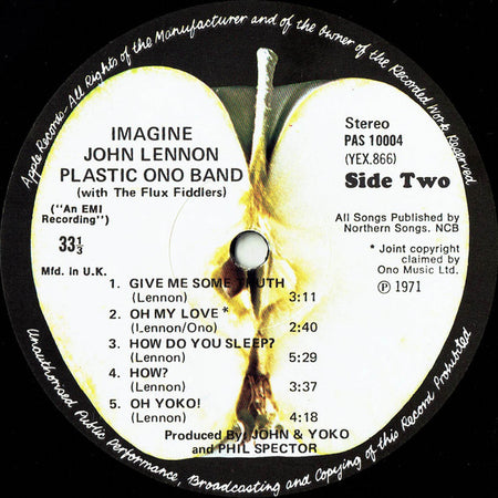 John Lennon : Imagine (LP, Album)