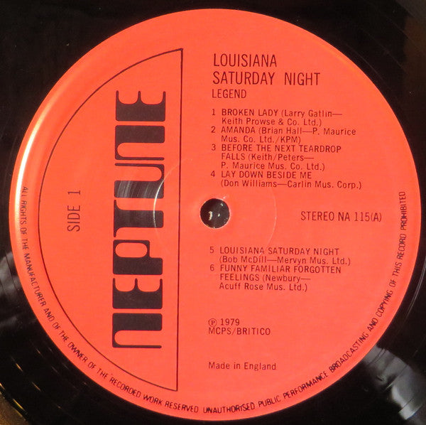 Legend (11) : Louisiana Saturday Night (LP, Album)
