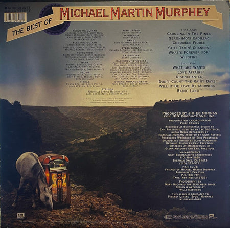 Michael Martin Murphey : The Best Of Michael Martin Murphey (LP, Comp)