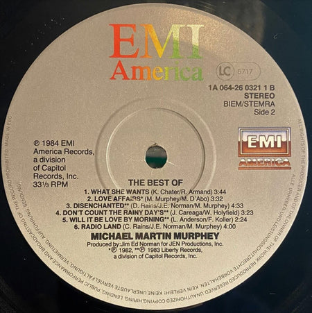 Michael Martin Murphey : The Best Of Michael Martin Murphey (LP, Comp)