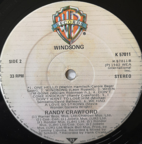 Randy Crawford : Windsong (LP, Album)