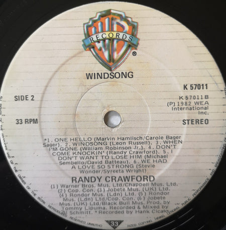 Randy Crawford : Windsong (LP, Album)