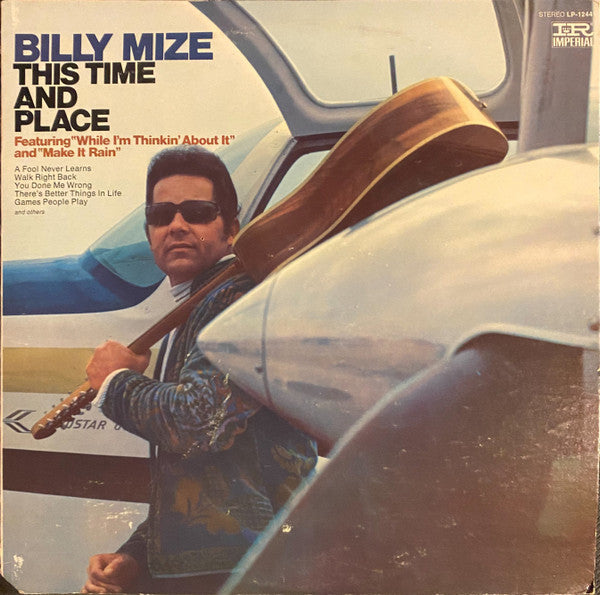 Billy Mize : This Time And Place (LP, Album)