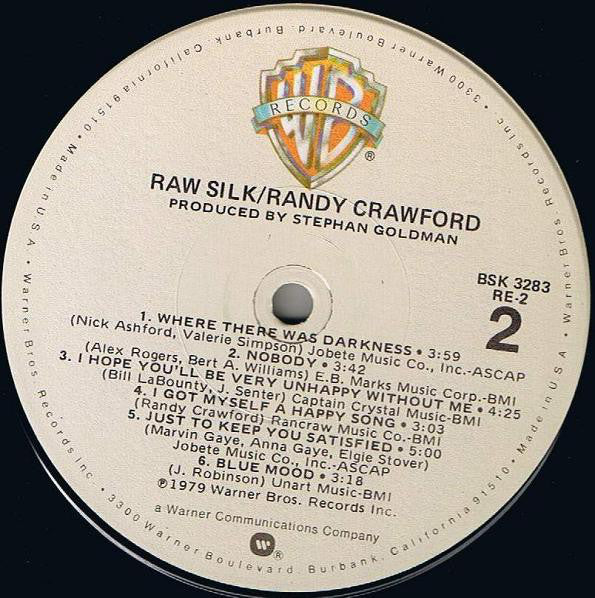 Randy Crawford : Raw Silk (LP, Album, RP, Win)