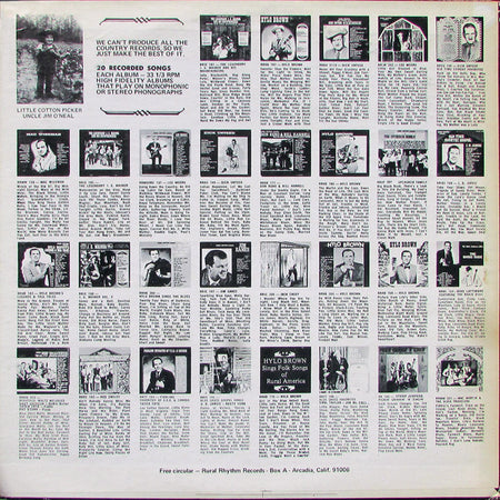 Dick Unteed And The Pine Mountain Boys (3) : Old Time Comedy Favorites (LP)