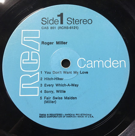 Roger Miller : Roger Miller (LP, Comp, RE)
