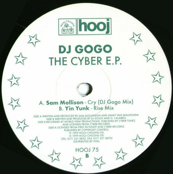DJ Gogo : The Cyber E.P.  (2x12", EP, Promo)