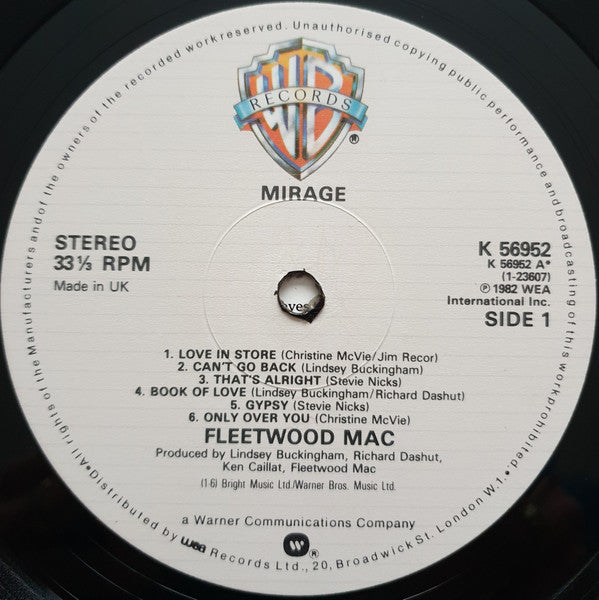 Fleetwood Mac : Mirage (LP, Album)