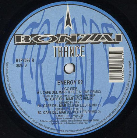 Energy 52 : Cafe Del Mar (12")