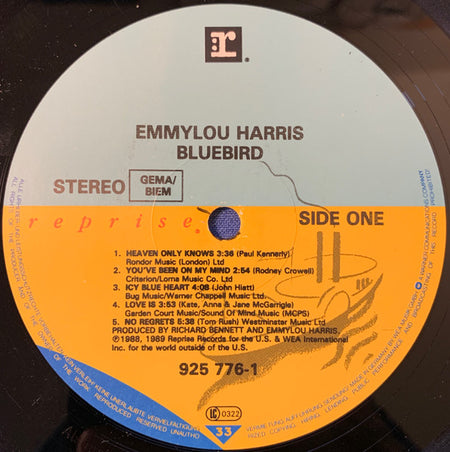 Emmylou Harris : Bluebird (LP, Album)