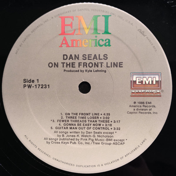 Dan Seals : On The Frontline (LP)