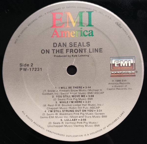 Dan Seals : On The Frontline (LP)