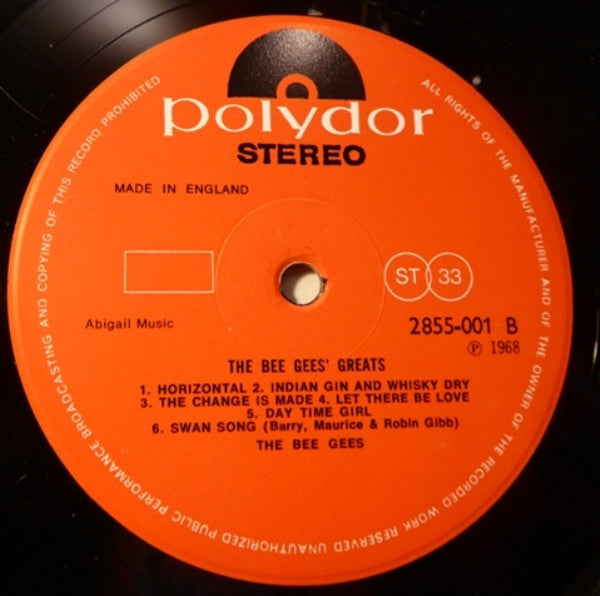 The Bee Gees* : The Bee Gees' Greats (LP, Comp)