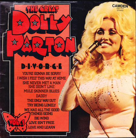 Dolly Parton : The Great Dolly Parton Vol. 1 (D-I-V-O-R-C-E) (LP, Comp)